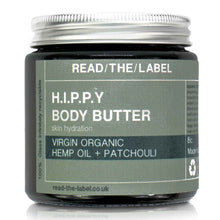Load image into Gallery viewer, H.I.P.P.Y Body butter (patchouli + Hemp) 100g
